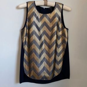 J. Crew sleeveless top in size 0